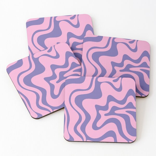 Item preview, Retro Liquid Swirl Abstract Pattern Purple and Pink designed and sold by kierkegaard.