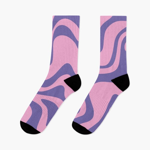 Item preview, Retro Liquid Swirl Abstract Pattern Purple and Pink designed and sold by kierkegaard.
