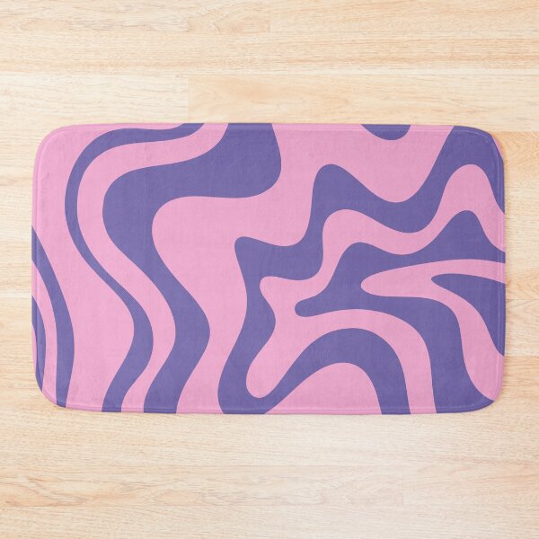 Item preview, Retro Liquid Swirl Abstract Pattern Purple and Pink designed and sold by kierkegaard.