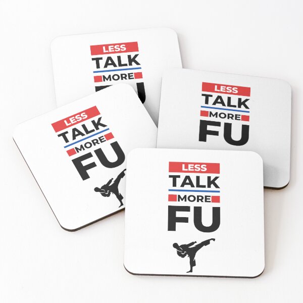 Item preview, Kung Fu Training Quote Less Talk, More Action designed and sold by Dojo Dogster.