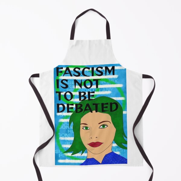 Item preview, Feminist Humanist Quote - Facism Is Not To Be Debated designed and sold by LethalPixieDust.