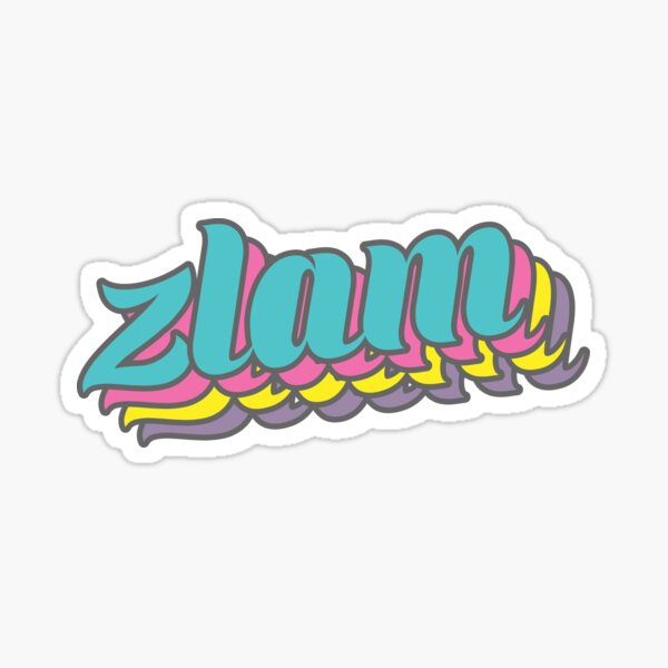 Rad Zlam Design Sticker