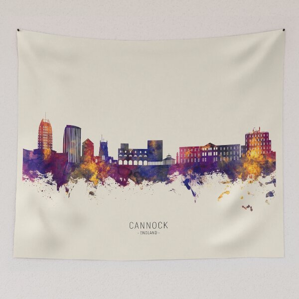 Item preview, Cannock England Skyline designed and sold by ArtPrints.