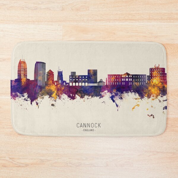 Item preview, Cannock England Skyline designed and sold by ArtPrints.