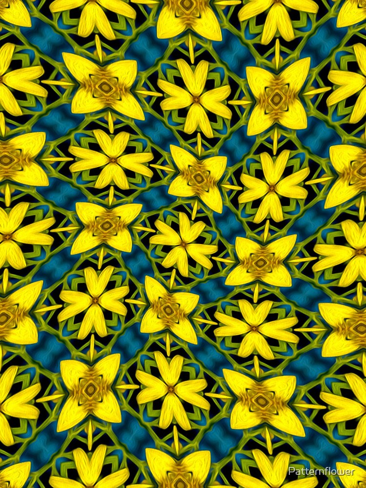 Thumbnail 4 of 4, iPhone Case, Beautiful Golden Flower Pattern designed and sold by Patternflower.