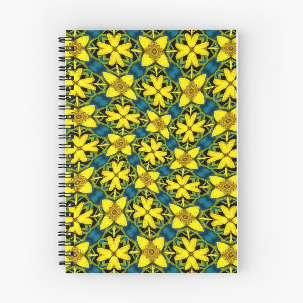 Aperçu de l'œuvre Beau motif de fleurs dorées créée et vendue par Patternflower.