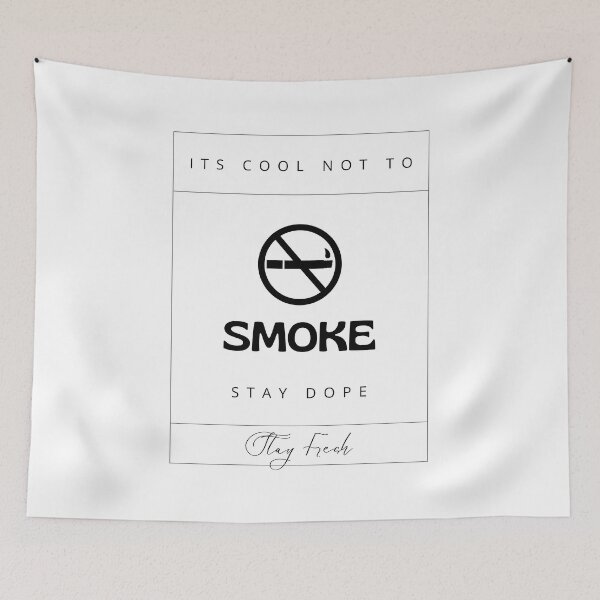 Item preview, Its Cool Not to Smoke  designed and sold by mkzmerch.