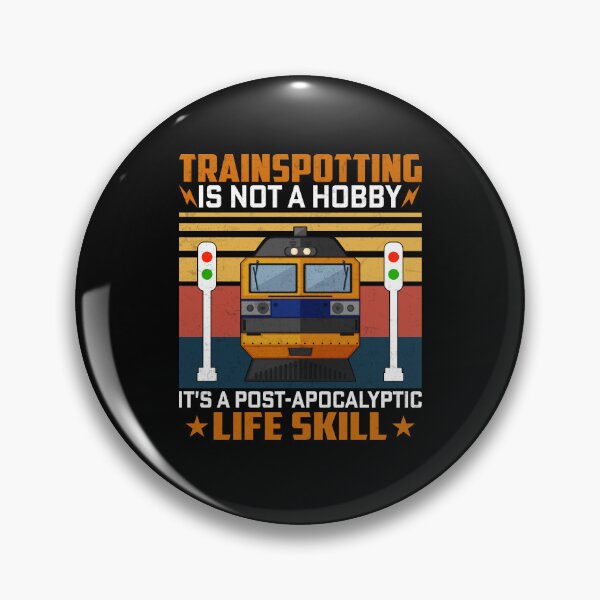 Item preview, Trainspotting Is Not a Hobby Retro Train Lover Trainspotter designed and sold by CreativeVez.
