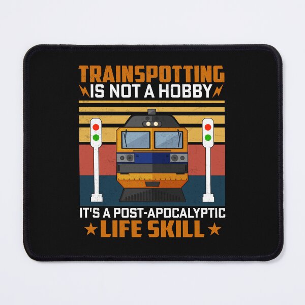 Item preview, Trainspotting Is Not a Hobby Retro Train Lover Trainspotter designed and sold by CreativeVez.