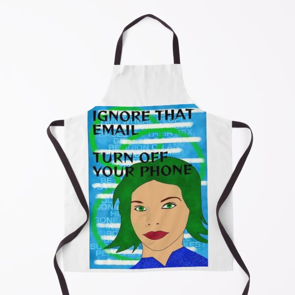 Item preview, Feminist Humanist Quote - Ignore That Email Turn Off Your Phone designed and sold by LethalPixieDust.
