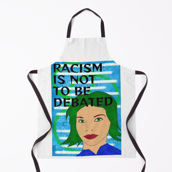 Item preview, Feminist Humanist Quote - Racism Is Not To Be Debated designed and sold by LethalPixieDust.