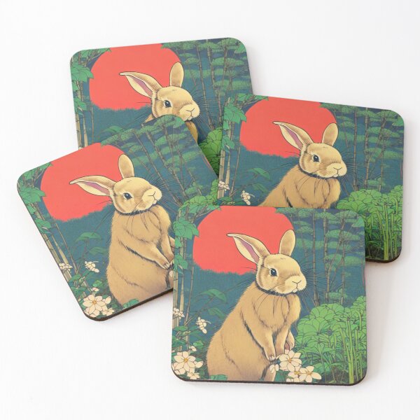 Item preview, Vintage Spring Awakening New Zealand Rabbit Spring Season Wild Rabbits Activist designed and sold by wigobun.