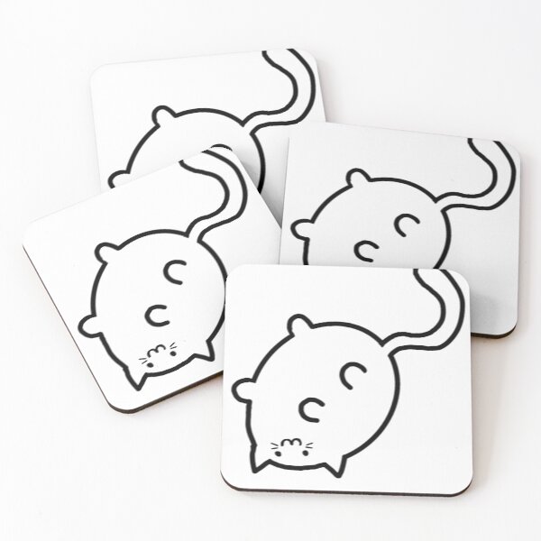 Item preview, Cute Fat White Cat designed and sold by joinloyal.