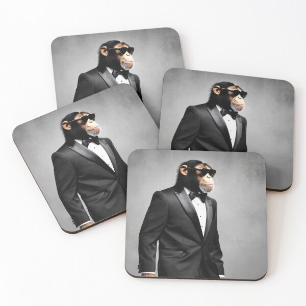 Item preview, Professional monkeys, chimps and primates in suits or clothes 11 designed and sold by hendrikspix.