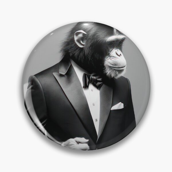 Item preview, Professional monkeys, chimps and primates in suits or clothes 13 designed and sold by hendrikspix.