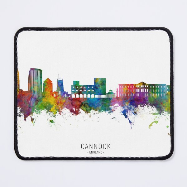 Item preview, Cannock England Skyline designed and sold by ArtPrints.
