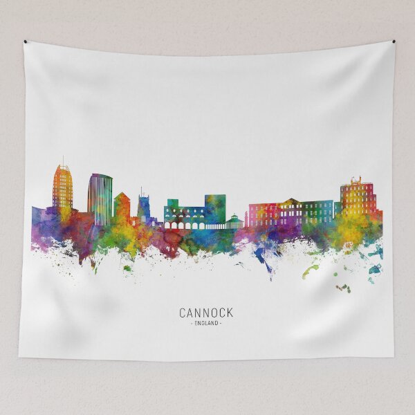Item preview, Cannock England Skyline designed and sold by ArtPrints.