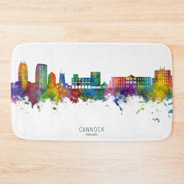 Item preview, Cannock England Skyline designed and sold by ArtPrints.