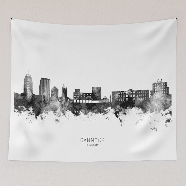 Item preview, Cannock England Skyline designed and sold by ArtPrints.