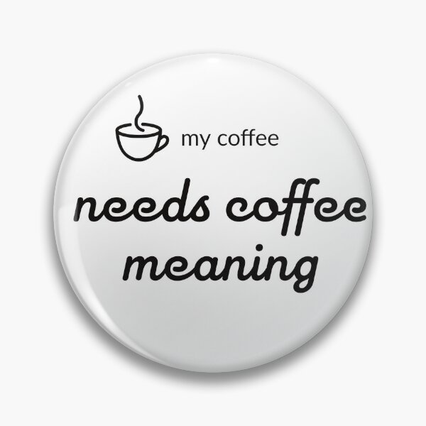 Item preview, my coffee needs coffee meaning Funny Religious White on Black designed and sold by najorie.