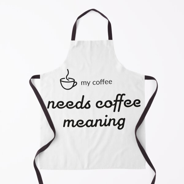Item preview, my coffee needs coffee meaning Funny Religious White on Black designed and sold by najorie.