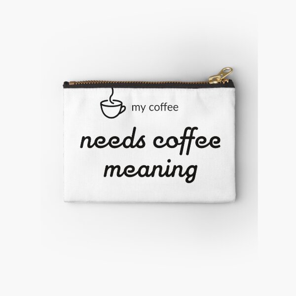 Item preview, my coffee needs coffee meaning Funny Religious White on Black designed and sold by najorie.