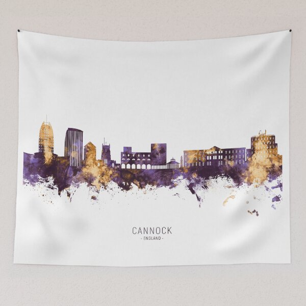 Item preview, Cannock England Skyline designed and sold by ArtPrints.