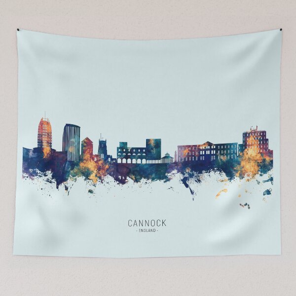 Item preview, Cannock England Skyline designed and sold by ArtPrints.