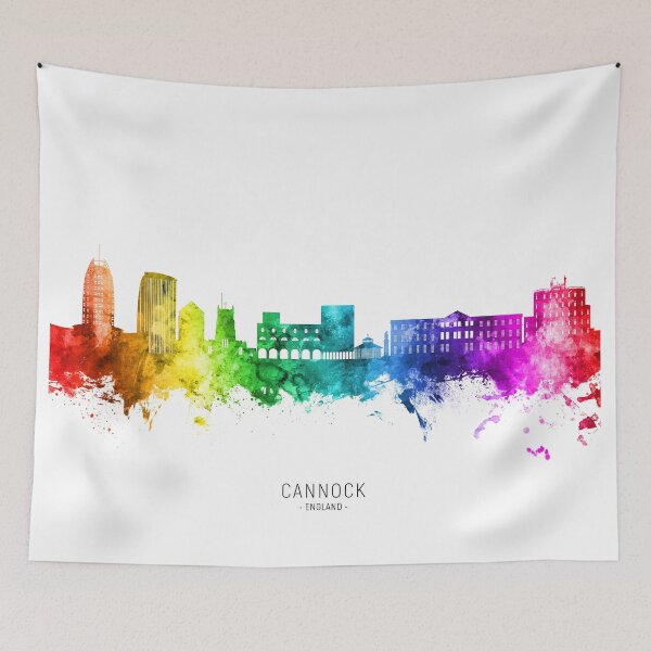 Item preview, Cannock England Skyline designed and sold by ArtPrints.