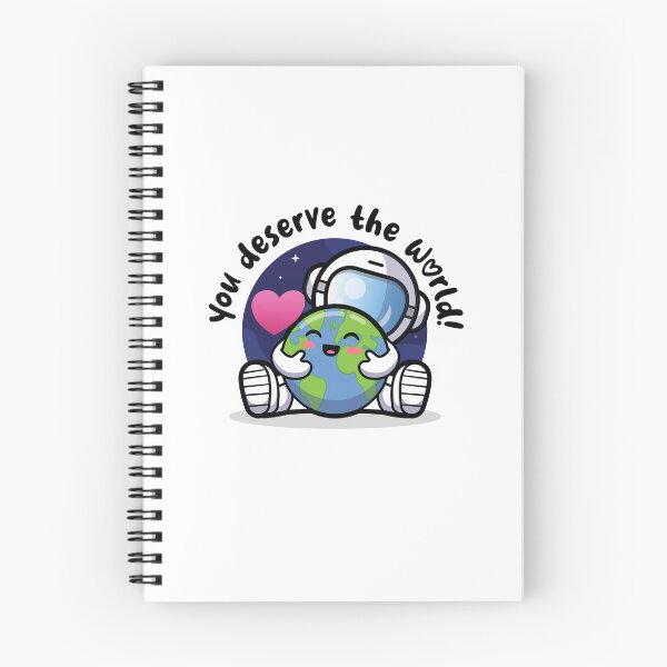 Item preview, You deserve the world! (on light colors) designed and sold by messy-nessie.