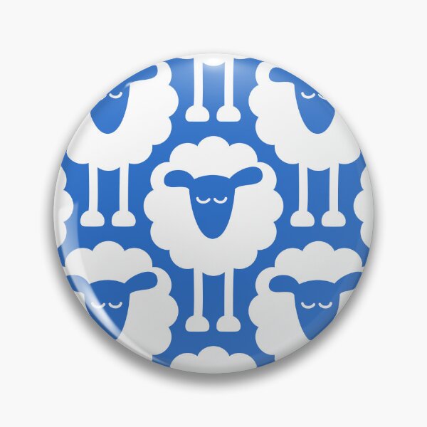 Item preview, 2693 B - funny sheep pattern, blue designed and sold by RouCouCou.