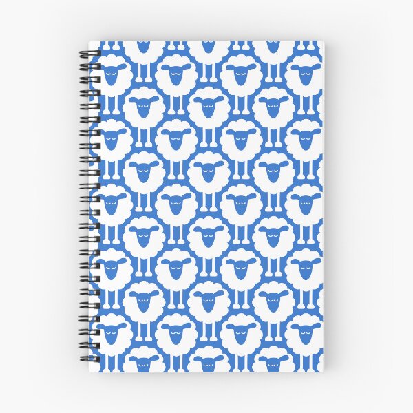 Item preview, 2693 B - funny sheep pattern, blue designed and sold by RouCouCou.
