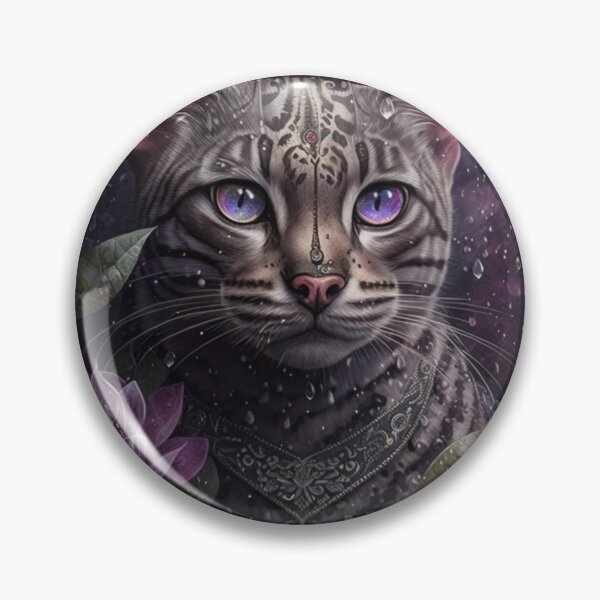 Item preview, Bengal Cat In The Rainy Jungle designed and sold by Nocturne  Paws.