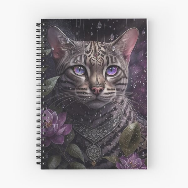 Item preview, Bengal Cat In The Rainy Jungle designed and sold by Nocturne  Paws.
