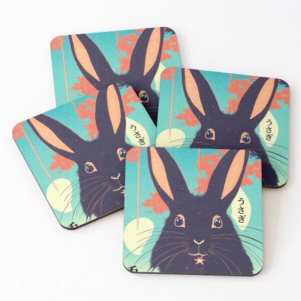 Item preview, Cozy Winter Black English Lop Jersey Wooly Rabbit Bunny with Cute Eyes designed and sold by wigobun.