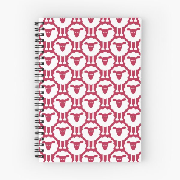 Item preview, 2693 C - funny sheep pattern, viva magenta designed and sold by RouCouCou.