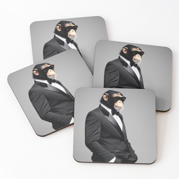 Item preview, Professional monkeys, chimps and primates in suits or clothes 14 designed and sold by hendrikspix.