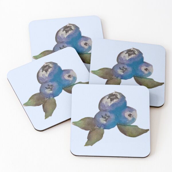 Item preview, Watercolor Blueberries designed and sold by RosebudsShop.