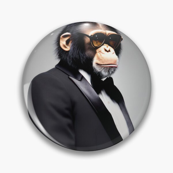 Item preview, Professional monkeys, chimps and primates in suits or clothes 18 designed and sold by hendrikspix.