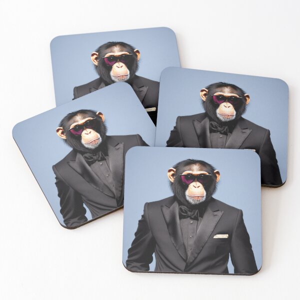 Item preview, Professional monkeys, chimps and primates in suits or clothes 16 designed and sold by hendrikspix.