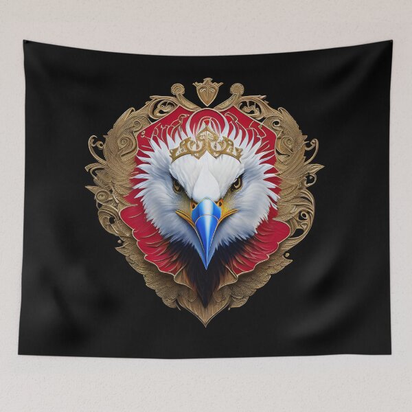 Item preview, Awesome Crowned Bald Eagle designed and sold by Swabcraft.