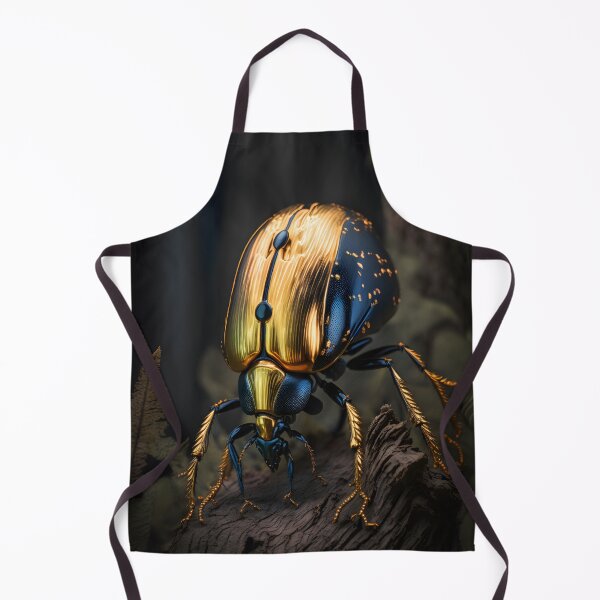Item preview, Bugs and Nature, Blue, Golden, Elegant Nature, Macro Photography Art designed and sold by MonkStudio.