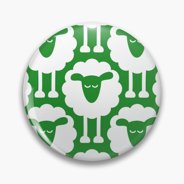 Item preview, 2693 F - funny sheep pattern, green designed and sold by RouCouCou.