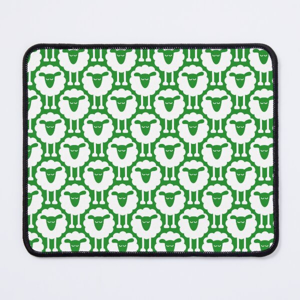 Item preview, 2693 F - funny sheep pattern, green designed and sold by RouCouCou.