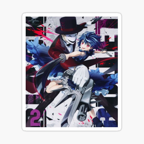 Rentaro Satomi - Black Bullet Anime - Burakku Buretto Sticker for Sale by  the-Gate