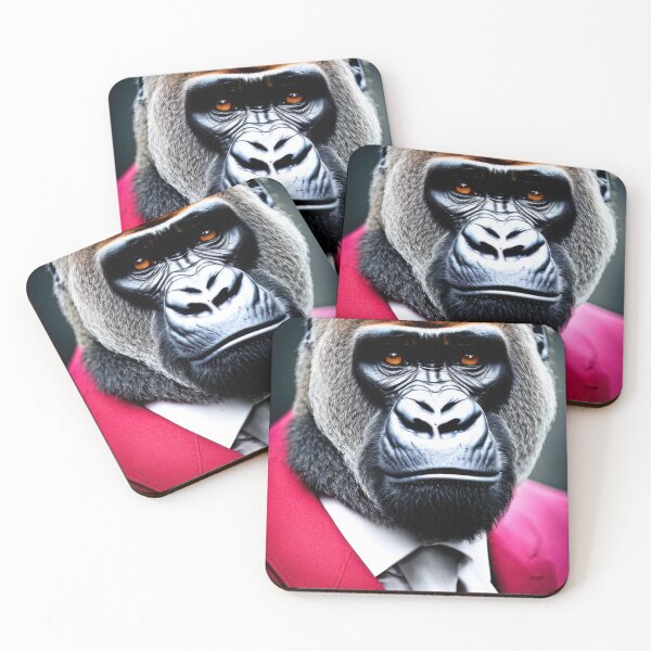 Item preview, Professional monkeys, chimps and primates in suits or clothes 20 designed and sold by hendrikspix.