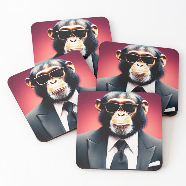 Item preview, Professional monkeys, chimps and primates in suits or clothes 21 designed and sold by hendrikspix.