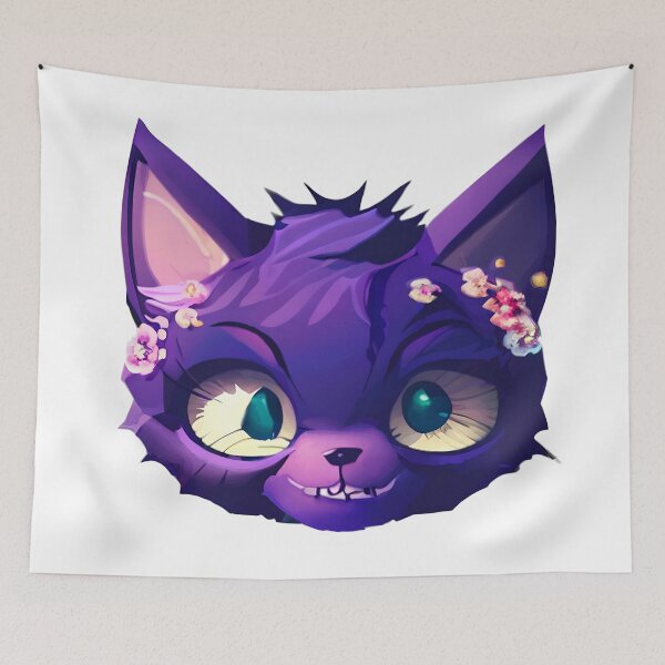 Item preview, Cute Cheshire Purple Cat designed and sold by Trace1234.