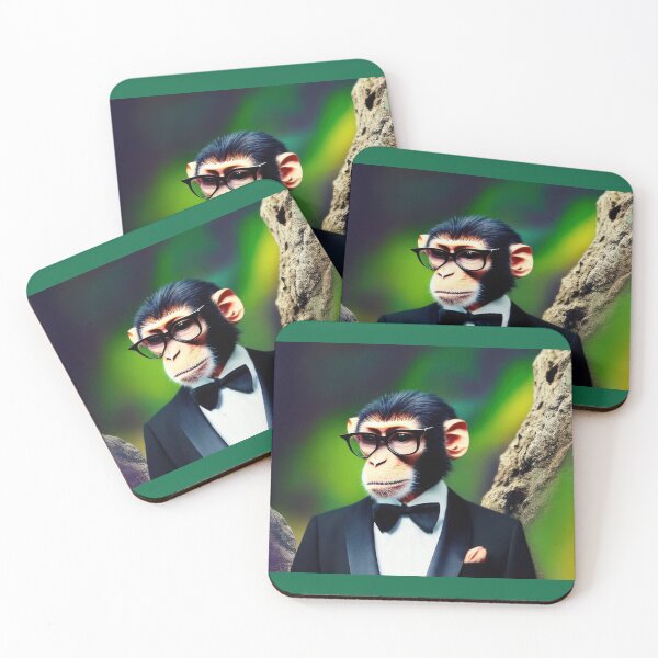Item preview, Professional monkeys, chimps and primates in suits or clothes 22 designed and sold by hendrikspix.
