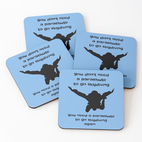 Item preview, You don't need a parachute to go skydiving (black) designed and sold by SolidEarthArt.